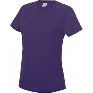 Just Cool Dámské sportovní trička s UV ochranou UPF 40+ Barva: Fialová, Velikost: S JC005