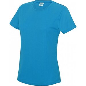 Just Cool Dámské sportovní trička s UV ochranou UPF 40+ Barva: modrá safírová, Velikost: 3XL JC005
