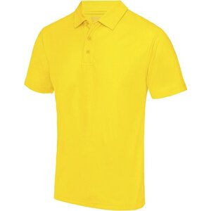 Just Cool Pánská sportovní polokošile s UV ochranou UPF 40+ Barva: žlutá sluneční, Velikost: L JC040