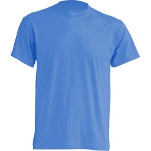 Klasické tričko JHK v rovném střihu bez bočních švů Barva: modrá azurová, Velikost: L JHK150