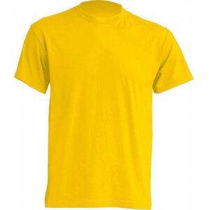 Klasické tričko JHK v rovném střihu bez bočních švů Barva: Zlatá, Velikost: L JHK150