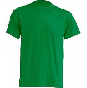 Klasické tričko JHK v rovném střihu bez bočních švů Barva: zelená výrazná, Velikost: L JHK150