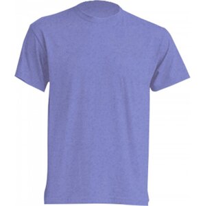 Klasické tričko JHK v rovném střihu bez bočních švů Barva: fialová levandulová melír, Velikost: S JHK150