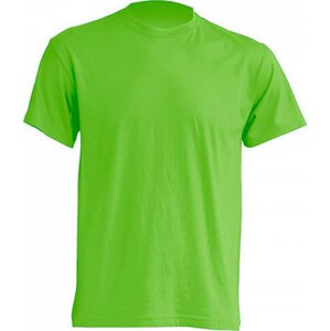 Klasické tričko JHK v rovném střihu bez bočních švů Barva: Limetková zelená, Velikost: L JHK150