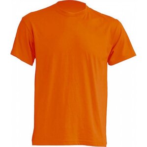 Klasické tričko JHK v rovném střihu bez bočních švů Barva: Oranžová, Velikost: L JHK150