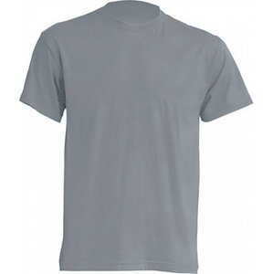 Klasické tričko JHK v rovném střihu bez bočních švů Barva: šedá zinková, Velikost: L JHK150