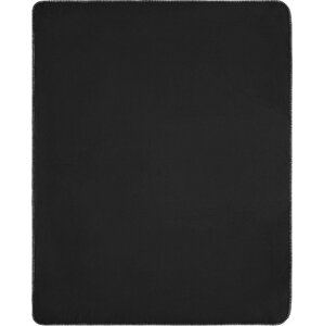 James & Nicholson Fleecová deka s prošitými okraji 130 x 170 cm Barva: Černá JN1901
