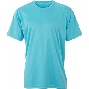 James & Nicholson Základní pánské funkční tričko na sport a volný čas James and Nicholson Barva: modrá azurová, Velikost: 3XL JN358