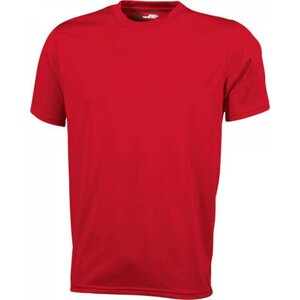 James & Nicholson Základní pánské funkční tričko na sport a volný čas James and Nicholson Barva: Červená, Velikost: 3XL JN358