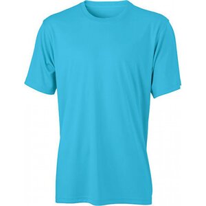 James & Nicholson Základní pánské funkční tričko na sport a volný čas James and Nicholson Barva: modrá tyrkysová, Velikost: 3XL JN358