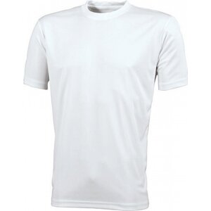 James & Nicholson Základní pánské funkční tričko na sport a volný čas James and Nicholson Barva: Bílá, Velikost: 3XL JN358
