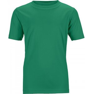 James & Nicholson Rychleschnoucí funkční dětské tričko Barva: Zelená, Velikost: XL JN358K