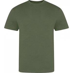 Just Ts Lehčí unisex tričko JT 100 s certifikací Vegan Barva: zelená khaki, Velikost: XL JT100