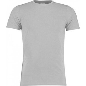 Kustom Kit Módní tričko ze směsového materiálu Barva: šedá světlá melír, Velikost: 3XL K504