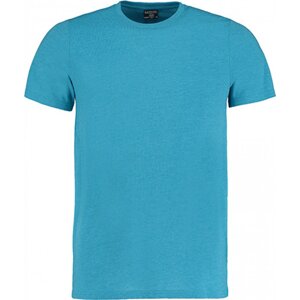 Kustom Kit Módní tričko ze směsového materiálu Barva: modrá tyrkysová melír, Velikost: S K504