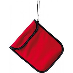 Korntex Cestovní pouzdro na doklady se zapínáním na suchý zip Barva: Červená, Velikost: 25 x 17 cm KX101