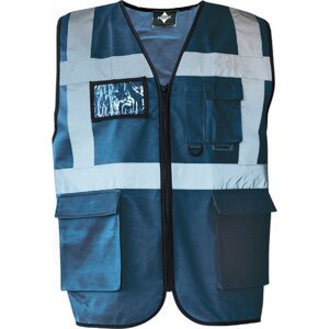 Korntex Bezpečnostní reflexní vesta Berlin Barva: modrá námořní, Velikost: 3XL KX802