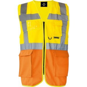 Korntex Bezpečnostní reflexní vesta Berlin Barva: žlutá - oranžová, Velikost: 6XL KX802