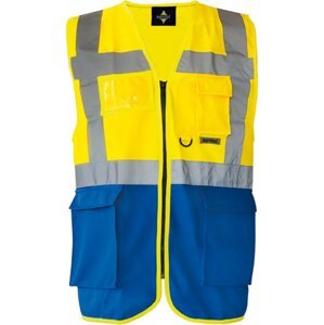 Korntex Bezpečnostní reflexní vesta Berlin Barva: žlutá - modrá, Velikost: XL KX802