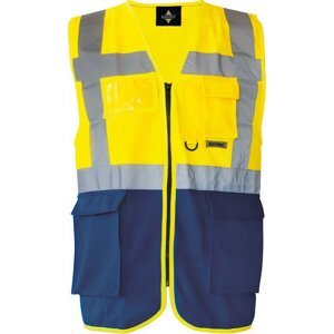Korntex Bezpečnostní reflexní vesta Berlin Barva: žlutá - námořní, Velikost: 3XL KX802
