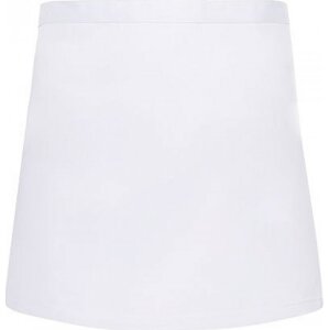 Karlowsky Základní krátká číšnická zástěra v mnoha odstínech Barva: Bílá, Velikost: 70 x 55 cm KY047