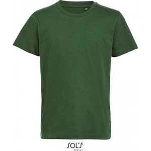 Sol's Dětské tričko Milo z organické bavlny s enzymatickým ošetřením Barva: Zelená lahvová, Velikost: 142/152 (12 let) L02078
