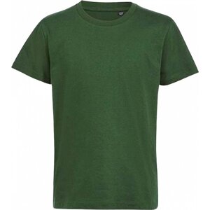 Sol's Dětské tričko Milo z organické bavlny s enzymatickým ošetřením Barva: Zelená lahvová, Velikost: 2 roky  (86/94) L02078