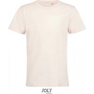Sol's Dětské tričko Milo z organické bavlny s enzymatickým ošetřením Barva: růžová jemná, Velikost: 10 Jahre (130/140) L02078