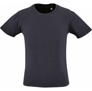 Sol's Dětské tričko Milo z organické bavlny s enzymatickým ošetřením Barva: modrá námořní, Velikost: 10 let (130/140) L02078