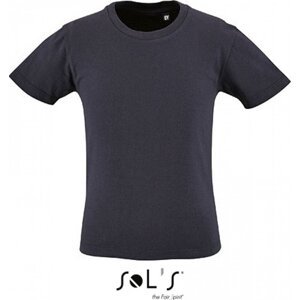 Sol's Dětské tričko Milo z organické bavlny s enzymatickým ošetřením Barva: modrá námořní, Velikost: 86/94 (2 roky) L02078