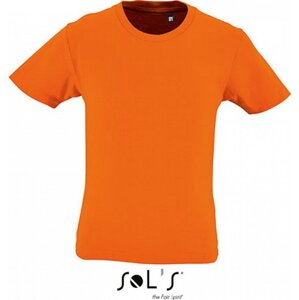 Sol's Dětské tričko Milo z organické bavlny s enzymatickým ošetřením Barva: Oranžová, Velikost: 96/104 (4 roky) L02078