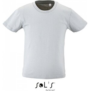 Sol's Dětské tričko Milo z organické bavlny s enzymatickým ošetřením Barva: Šedá, Velikost: 130/140 (10 let) L02078