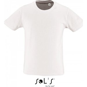 Sol's Dětské tričko Milo z organické bavlny s enzymatickým ošetřením Barva: Bílá, Velikost: 130/140 (10 let) L02078