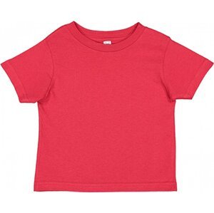 Rabbit Skins Dětské tričko z organické bavlny Barva: Red, Velikost: 2 roky LA3321