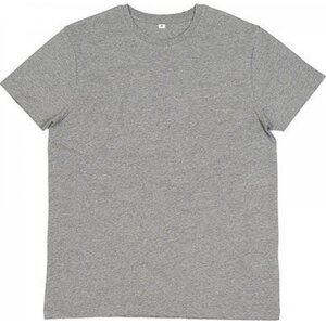 Základní pánské tričko Mantis z organické bavlny 160 g/m Barva: šedá melír, Velikost: 3XL P01
