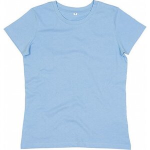 Základní dámské tričko Mantis z organické bavlny 160 g/m Barva: modrá nebeská, Velikost: M P02
