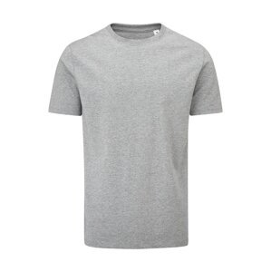 Volné unisex tričko Mantis z organické bavlny s vysokou gramáží 220 g/m Barva: šedá melange melír, Velikost: 3XL