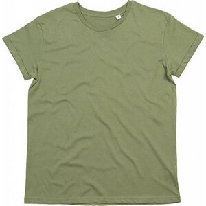 Jemné pánské organické tričko Mantis Rock Roll 150 g/m Barva: Olivová, Velikost: L P80