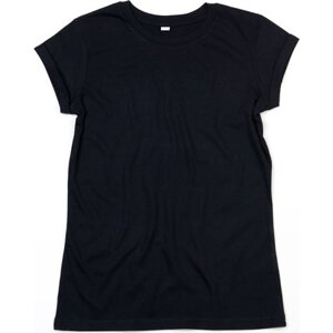 Dámské tričko Mantis z organické bavlny s ohnutými rukávky Barva: Černá, Velikost: L P81