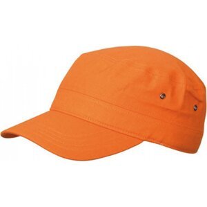 Vojenská čepice s kšiltem Myrtle beach Barva: Oranžová MB095