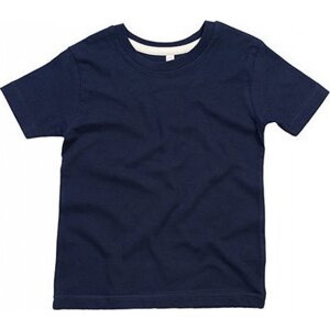 Mantis Kids Dětské tričko Super Soft Barva: Nautical Navy-Organic Natural, Velikost: 10-12 let MK15