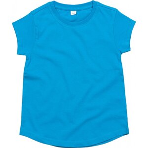 Mantis Kids Dívčí tričko Mantis s kulatým spodním lemem a z měkoučké bavlny Barva: Turquoise, Velikost: 10-12 let MK80