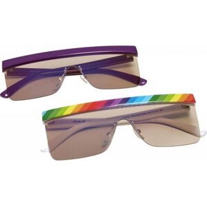 Sluneční brýla Urban Classics do fialova, 2 kusy Barva: barevné, fialové, Velikost: univerzální