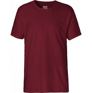 Neutral Fairtrade pánské triko z interlock úpletu v gramáži 220 g/m Barva: Červená vínová, Velikost: 3XL NE61030