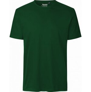 Neutral Fairtrade pánské triko z interlock úpletu v gramáži 220 g/m Barva: Zelená lahvová, Velikost: 3XL NE61030