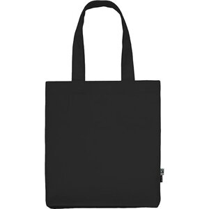 Keprová Fairtrade taška z organické bavlny Neutral Barva: Černá, Velikost: 38 x 42 x 7 cm NE90003
