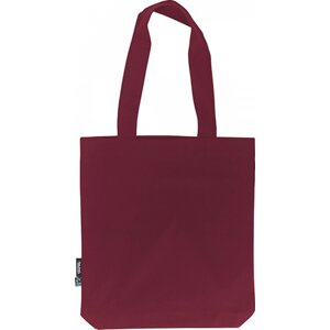 Keprová Fairtrade taška z organické bavlny Neutral Barva: Červená vínová, Velikost: 38 x 42 x 7 cm NE90003