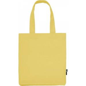Keprová Fairtrade taška z organické bavlny Neutral Barva: žlutá pastelová, Velikost: 38 x 42 x 7 cm NE90003