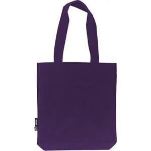 Keprová Fairtrade taška z organické bavlny Neutral Barva: Fialová, Velikost: 38 x 42 x 7 cm NE90003