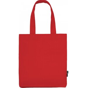 Keprová Fairtrade taška z organické bavlny Neutral Barva: Červená, Velikost: 38 x 42 x 7 cm NE90003